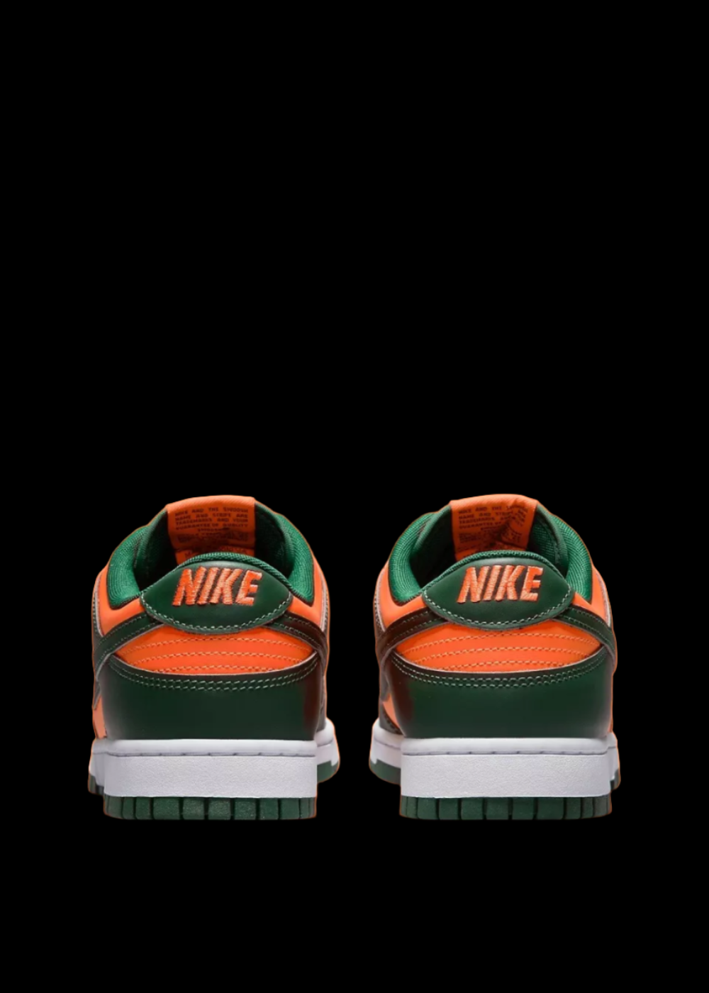 Nike Dunk Low retro "miami hurricanes"